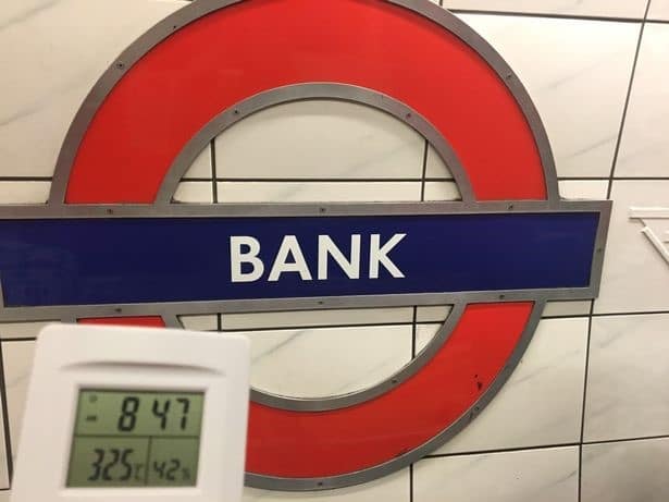 London Underground Bank station