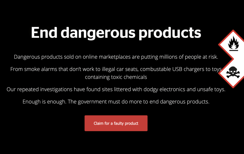 End dangerous products