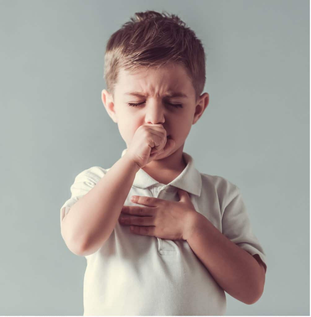 Child coughing